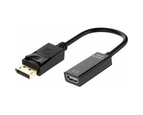 [переходник] ORIENT Кабель-адаптер C316 4Kx2K DP1.2 M -> HDMI F, длина 0.2 метра, чёрный (30978)
