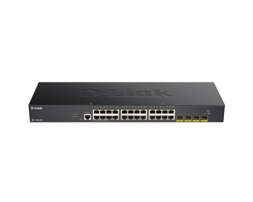 [Сетевое оборудование] D-Link DGS-1250-28X/A1A  Управляемый L2 коммутатор c 24 портами 10/100/1000Base-T и 4 портами 10GBase-X SFP+