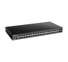 D-Link DGS-1250-52X/A1A  Управляемый L2 коммутатор c 48 портами 10/100/1000Base-T и 4 портами 10GBase-X SFP+