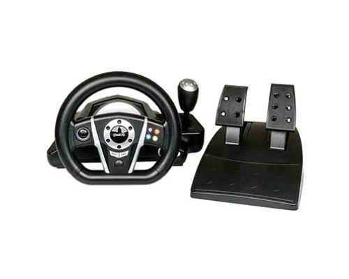 [Руль] Игровой руль GW-235VR Dialog GranTourismo- вибро, 2педали+рычаг, PC USB/PS4&3/XB1&360/Android/Switch