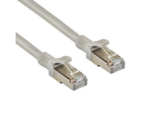 [Коммутационный шнур] Exegate EX281997RUS Патч-корд медный FTP-RJ45-RJ45-C5e-CU-1M-GY, FTP, cat.5e, 1м, серый