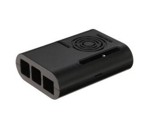 [Компьютер] Raspberry Корпус  PI4, CaseRaspPI4, на винтах (Black) (44571/42571)