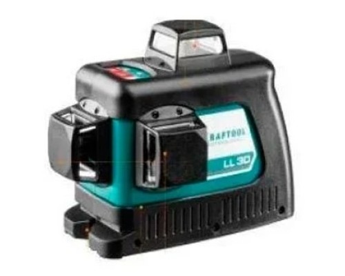 [Дальномер] KRAFTOOL LL-3D #3 нивелир лазерный, 3х360° , 20м/70м, IP54, точн. +/-0,2 мм/м, держатель, БП, детектор, в кейсе (34640-4)
