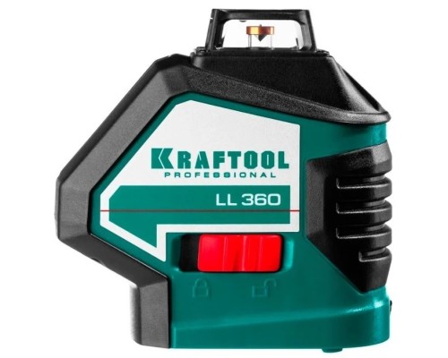 [Дальномер] KRAFTOOL LL360 #2 нивелир лазерный, 2х360° , 20м/70м,  IP54, точн. +/-0,2 мм/м, держатель, в коробке (34645-2)