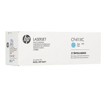 HP Картридж CF411XC 410X лазерный голубой увеличенной емкости (5000 стр) (белая корпоративная коробка)