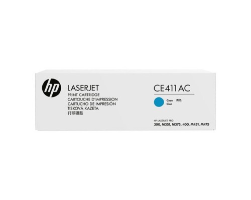[Расходные материалы] HP Картридж CE411AC 305A лазерный голубой (2600 стр) (белая корпоративная коробка)