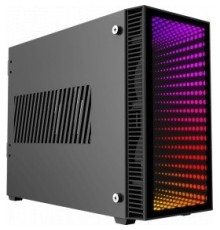 GameMax [Abyss ITX] без БП (Черн., Mini-ITX, зак.стекло,USB3.0, 2*120мм вент+пульт)