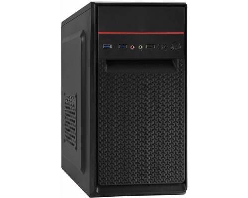[Корпуса] Exegate EX283061RUS Корпус Minitower ExeGate BAA-107U Black, mATX, <AAA350, 80mm>, 1*USB+2*USB3.0, Audio