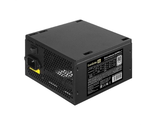 [Блок питания] Exegate EX282042RUS-OEM Блок питания 550W Exegate 550PPH-LT-OEM, 80+, ATX, black, APFC, 12cm, 24p, (4+4)p, 5*SATA, 3*IDE