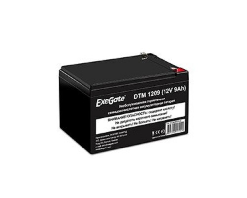 [батареи] Exegate EX282966RUS Аккумуляторная батарея DTM 1209 (12V 9Ah, клеммы F2)