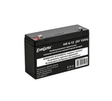 Exegate EX282955RUS Аккумуляторная батарея HR 6-12 (6V 12Ah, клеммы F1)