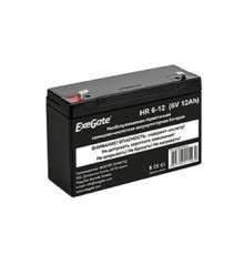 Exegate EX282955RUS Аккумуляторная батарея HR 6-12 (6V 12Ah, клеммы F1)