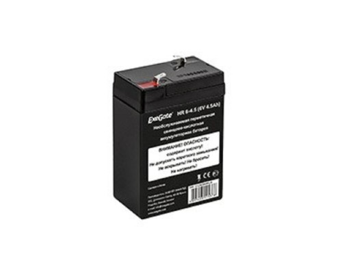 [батареи] Exegate EX282949RUS Аккумуляторная батарея HR 6-4.5 (6V 4.5Ah, клеммы F1)