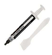 Exegate EX282349RUS Термопаста ETS-6WMK Silver, шприц с лопаткой, 30г