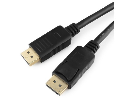 [кабели] Кабель DisplayPort Cablexpert CC-DP2-7.5M, v1.2, 7,5м, 20M/20M, черный, экран, пакет
