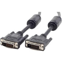 Кабель DVI-D dual link Cablexpert CC-DVI2L-BK-10, 25M/25M, 3.0м, CCS, черный, экран, феррит.кольца, 