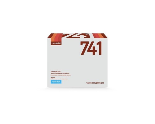 [Расходные материалы] Easyprint CE741A Картридж (LH-741) для HP CLJ CP5225/5225n/5225dn  (7300 стр.) голубой, с чипом, восст.