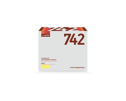 [Расходные материалы] Easyprint CE742A Картридж (LH-742) для HP CLJ CP5225/5225n/5225dn  (7300 стр.) желтый, с чипом, восст.