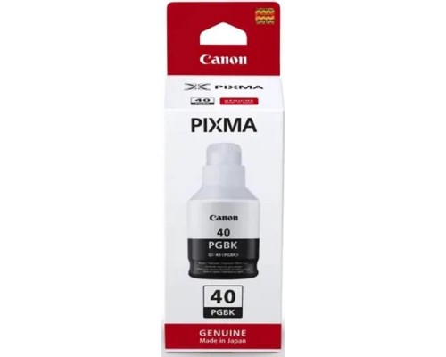 [Расходные материалы] Canon GI-40BK 3385C001 картридж струйный для Canon Pixma G5040/G6040, чёрный, 170 мл.
