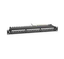 Cabeus PL-24-Cat.6-SH-Dual IDC Патч-панель 19