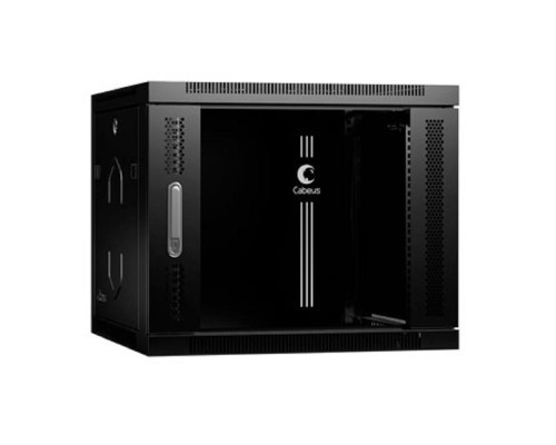 [Cabeus Монтажные шкафы] Cabeus SH-05F-9U60/60-BK Шкаф телекоммуникационный настенный 19