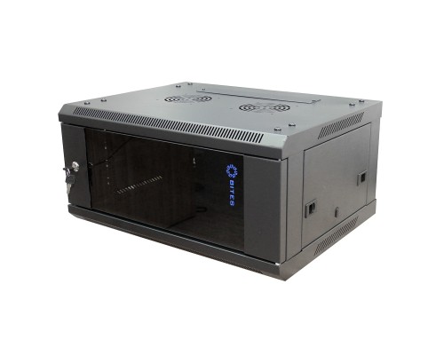 [Монтажный шкаф] 5bites Шкаф телекоммуникационный настенный TC6401-09B 9U / 600*450 / WALL / BLACK