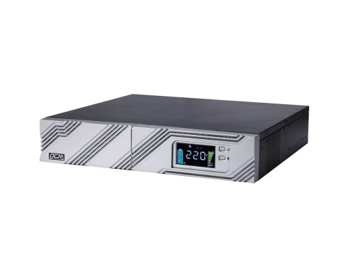 [ИБП] PowerCom Smart King RT SRT-2000A LCD ИБП {Line-Interactive, 2000VA / 1800W, Rack/Tower, IEC, Serial+USB, SmartSlot, подкл. доп. батарей} (1157682)