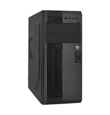 Exegate EX283225RUS Корпус Miditower ExeGate UN-605B Black, ATX, <UN500, 120mm>, 2*USB, Audio, замок блокировки кнопки питания