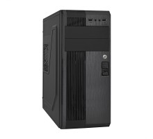 Exegate EX283220RUS Корпус Miditower ExeGate UN-605B Black, ATX, <без БП>, 2*USB, Audio, замок блокировки кнопки питания