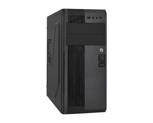 [Корпуса] Exegate EX283220RUS Корпус Miditower ExeGate UN-605B Black, ATX, <без БП>, 2*USB, Audio, замок блокировки кнопки питания