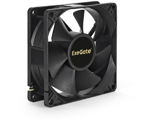 [Вентиляторы] Exegate EX283377RUS Вентилятор ExeGate EX08025S3P, 80x80x25 мм, подшипник скольжения, 3pin, 1800RPM, 23dBA