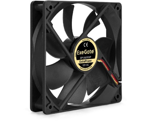 [Вентиляторы] Exegate EX283388RUS Вентилятор ExeGate ExtraPower EP12025S3P, 120x120x25 мм, подшипник скольжения, 3pin, 1800RPM, 26dBA