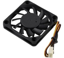 Exegate EX283368RUS Вентилятор ExeGate ExtraSilent ES06010S3P, 60x60x10 мм, подшипник скольжения, 3pin, 3000RPM, 23dBA
