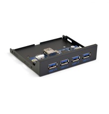 Exegate EX283580RUS Планка USB на переднюю панель ExeGate U3H-625, 3,5