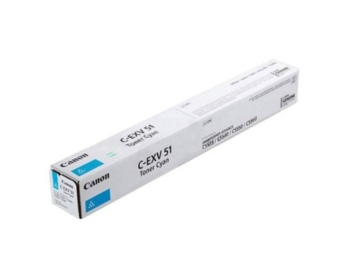 [Расходные материалы] Тонер C-EXV 51L голубой для Canon iR ADV C55xx (26000 стр.)
