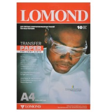 Термотрансфер LOMOND A4 (21X29,7см) 10л для струйн. цв. принтера, светлый [0808411]