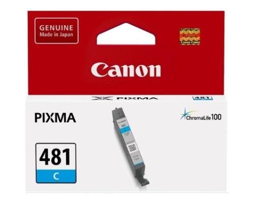 [Расходные материалы] Картридж струйный Canon CLI-481 C 2098C001 голубой (5.6мл) для Canon Pixma TS6140/TS8140TS/TS9140/TR7540/TR8540