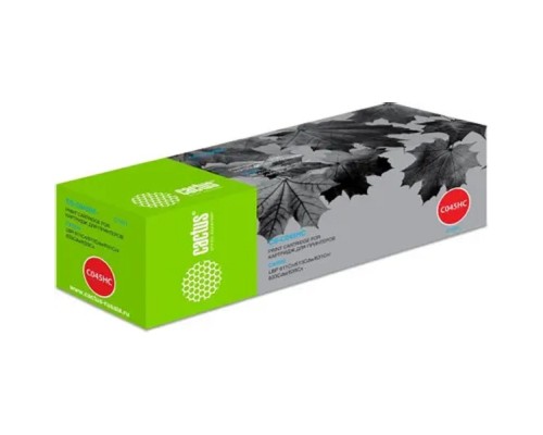 [расходные материалы] Тонер Картридж Cactus CS-C045HC голубой (2200стр.) для Canon LBP 611Cn/613Cdw/631Cn/633Cdw/635Cx