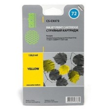 Картридж струйный Cactus CS-C9373 №72 фото желтый (130мл) для HP DJ T610/T620/T770/T1100/T1100/T1120/T1200