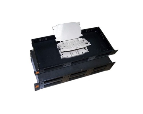 [Монтажное оборудование] Полка стационарная Lanmaster LAN-FOBM-RM-3P черный (упак.:1шт)