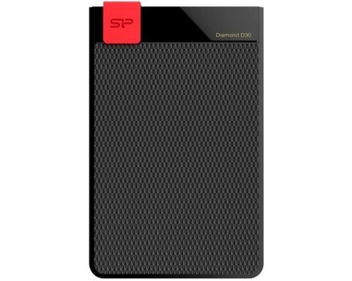 [носитель информации] Silicon Power Portable HDD 1TB Diamond D30  USB 3.1 , USB 3.1 , Slim design, Black (SP010TBPHDD3SS3K)