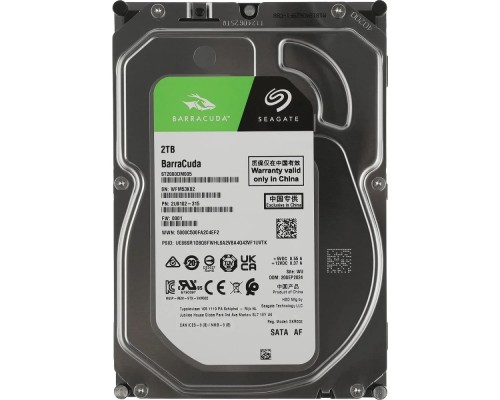 [Жесткий диск] 2TB Seagate Barracuda (ST2000DM005) {SATA 6 Гбит/с, 5400 rpm, 256mb buffer}