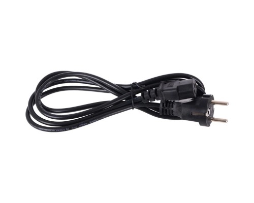 [кабели] Telecom <TP021-1.8-BK> Кабель питания  220V 1.8 м (Европейский стандарт)