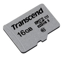 Micro SecureDigital 16Gb Transcend  TS16GUSD300S {MicroSDHC Class 10 UHS-I}