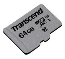 Micro SecureDigital 64Gb Transcend Class 10 TS64GUSD300S {MicroSDXC Class 10 UHS-I U1}