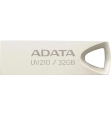 A-DATA Flash Drive 32GB UV210, USB 2.0, Металлич., Серебро
