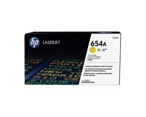 [Расходные материалы] Картридж лазерный HP 654A CF332AC желтый (15000стр.) для HP CLJ Ent M651n/M651dn/M651xh/M680dn