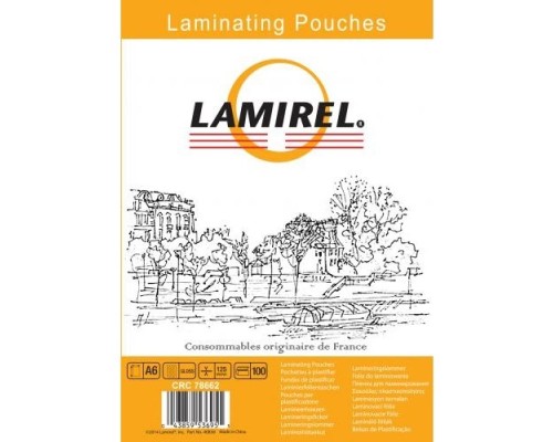 [Пленка] Пленка для ламинирования Fellowes Lamirel А6 125мкм 100шт (LA-78662)