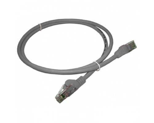 [Аксессуар] Патч-корд Lanmaster UTP LAN-PC45/U5E-2.0-GY вилка RJ-45-вилка RJ-45 кат.5е 2м серый LSZH
