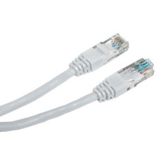 Патч-корд TWT UTP кат.5e, с заливными колпачками, 0.3 м, белый